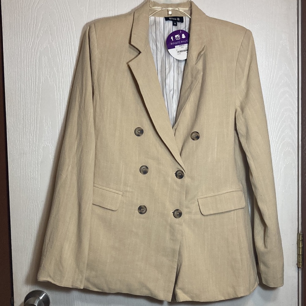 Blue B Beige Blazer